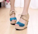 Sepatu Wanita Blue Bahan Syntetic